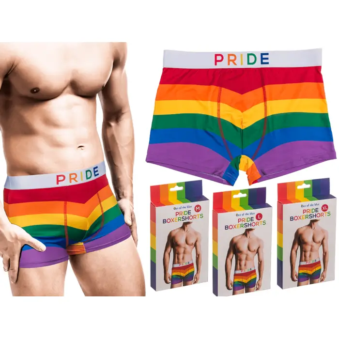 Pride boxershort met regenboogdesign