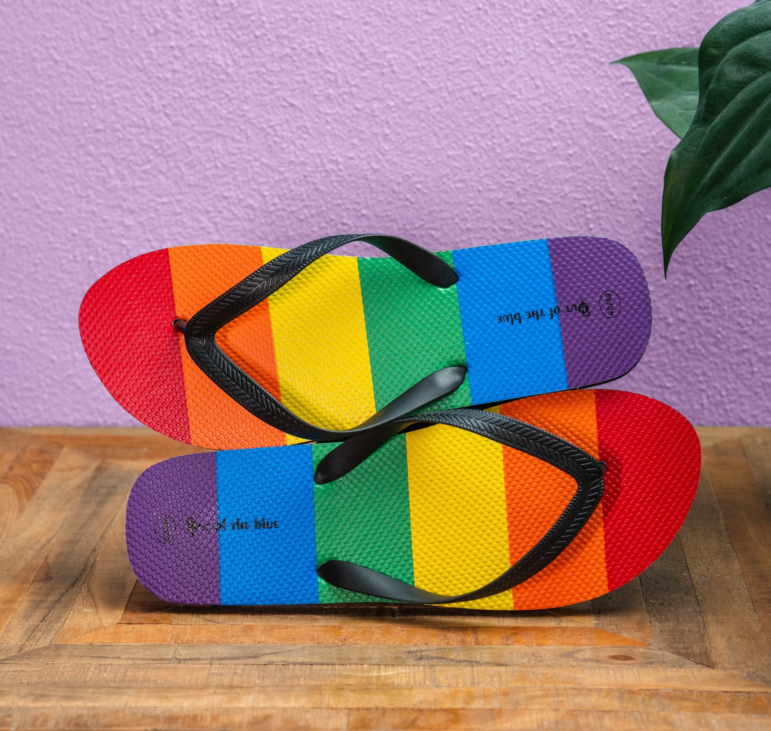Pride teenslippers – regenboog teenslippers voor de zomer - Afbeelding 2