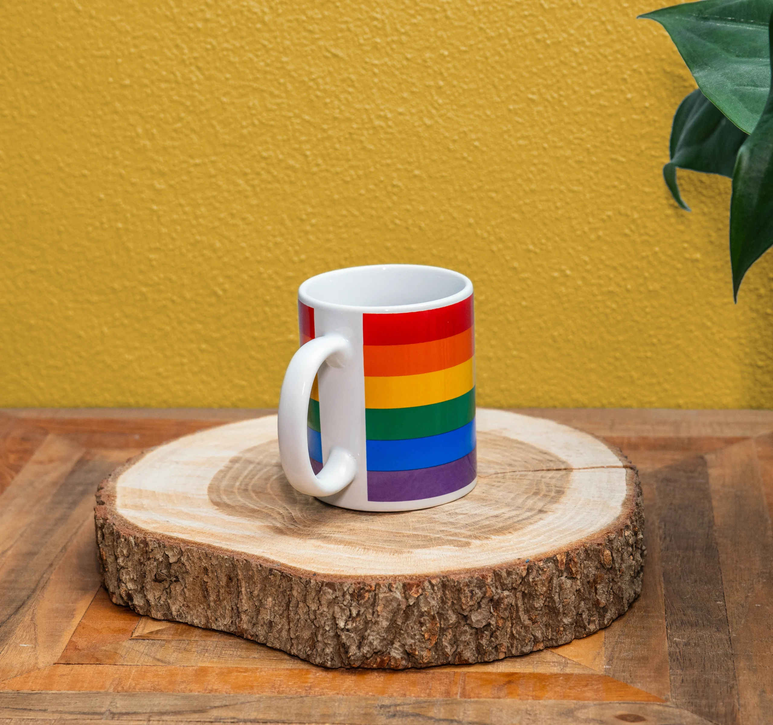 Pride flag mok – stoneware regenboog mok 300 ml - Afbeelding 2