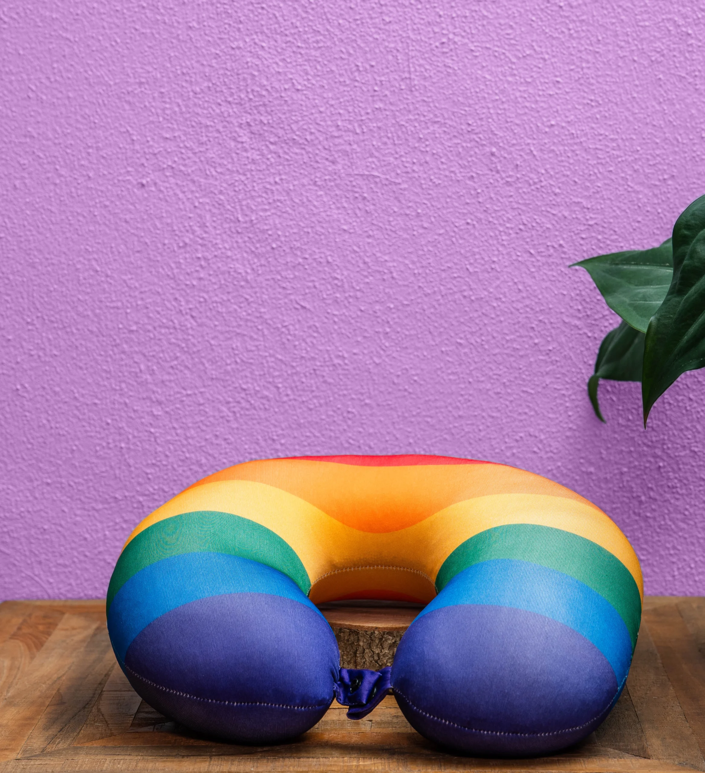 Pride nekkussen – regenboog nekkussen met microkorrels - Afbeelding 2