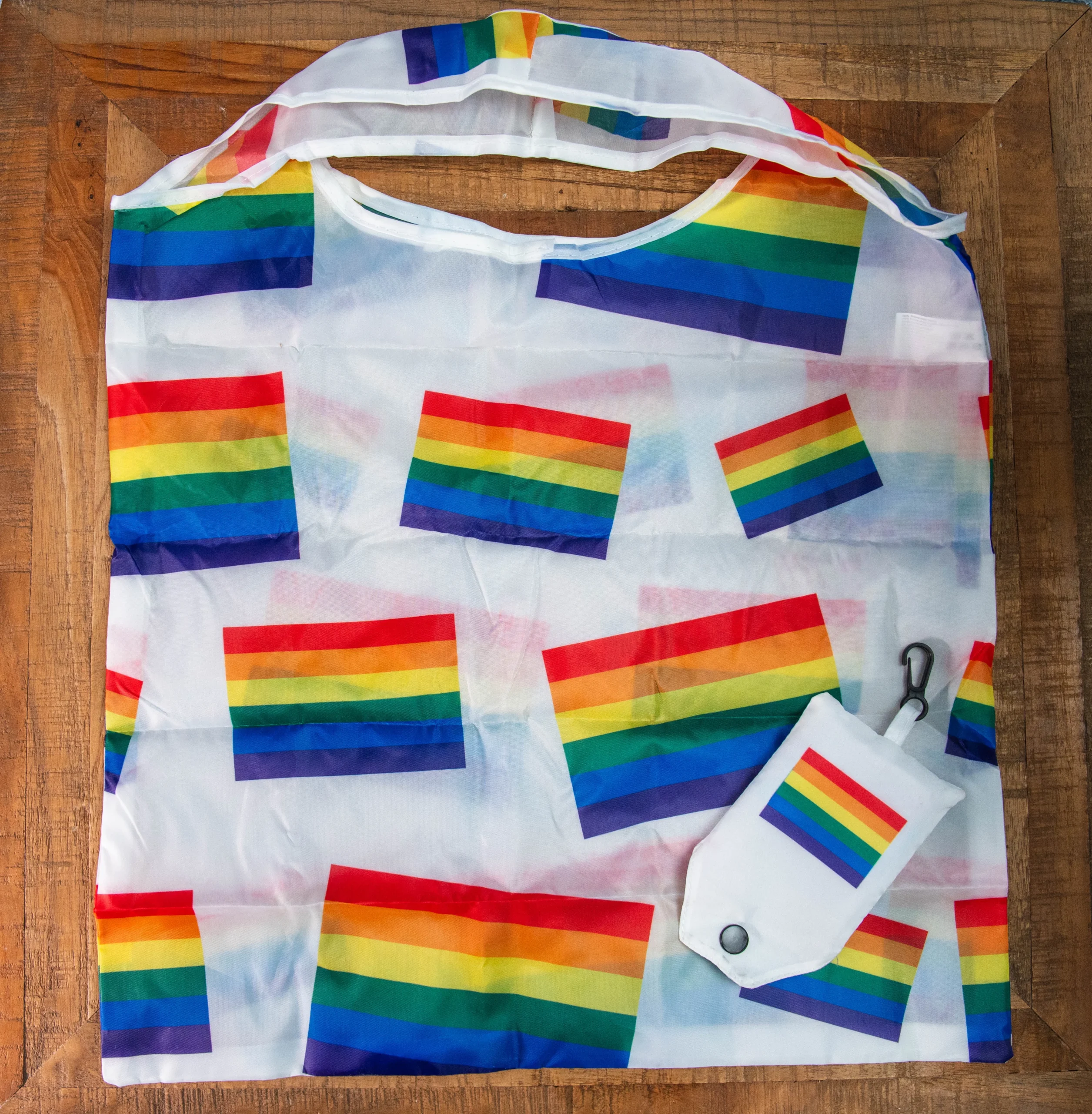 Pride opvouwbare boodschappentas – 39 x 56 cm - Afbeelding 2