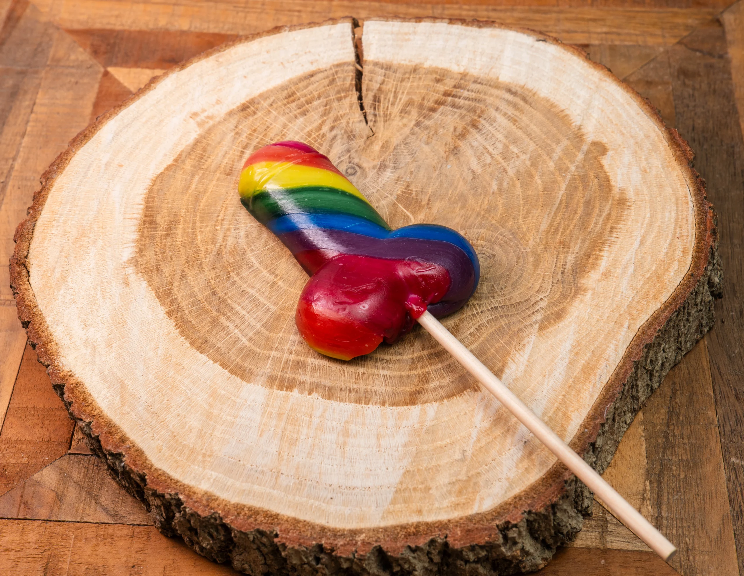 Rainbow Dick Lolly – regenbooglolly met knipoog - Afbeelding 2