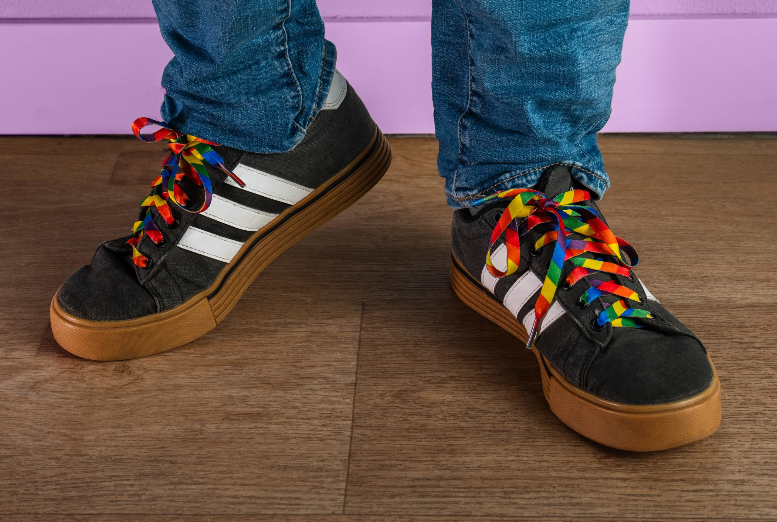 Pride schoenveters – regenboog schoenveters 140 cm - Afbeelding 2