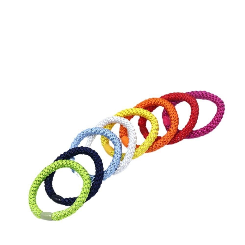 Regenboog haarelastiek armband – 2-in-1 accessoire