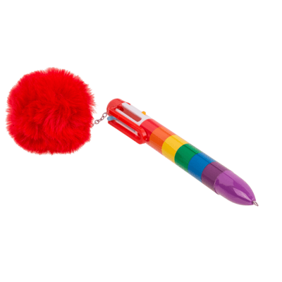 Pride regenboog balpen 6-in-1 kleurenpen