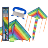 Pride kite-set met regenboog vlieger