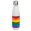 Pride metalen thermofles 500 ml met regenboogdesign