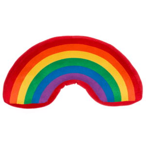 Regenboog U-vormig kussen van zacht pluche