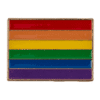 Pride-vlag pin met regenboogkleuren