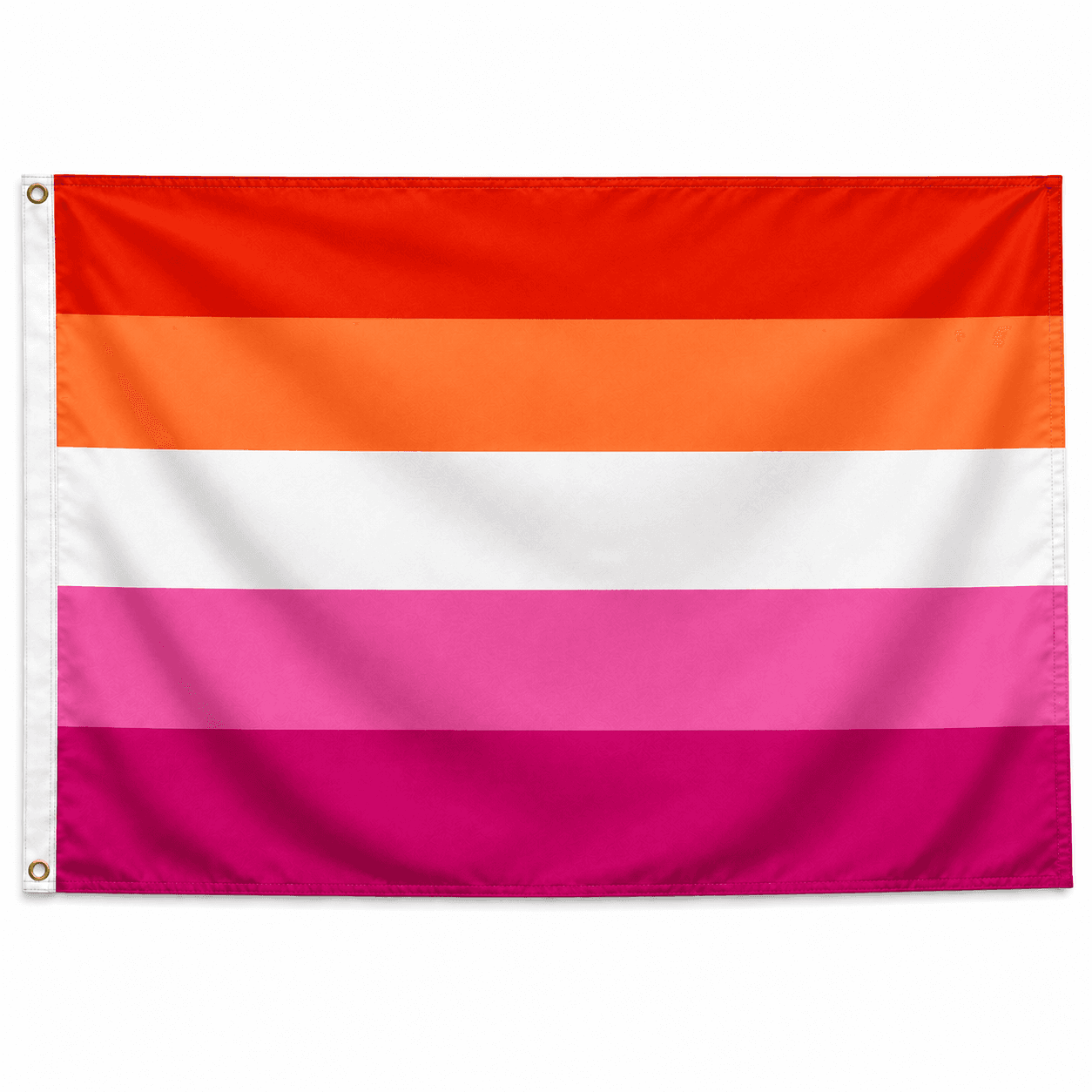 Vijfstrepen Sunset Lesbian Pride-vlag