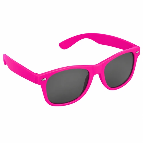 Roze zonnebril met donkere glazen
